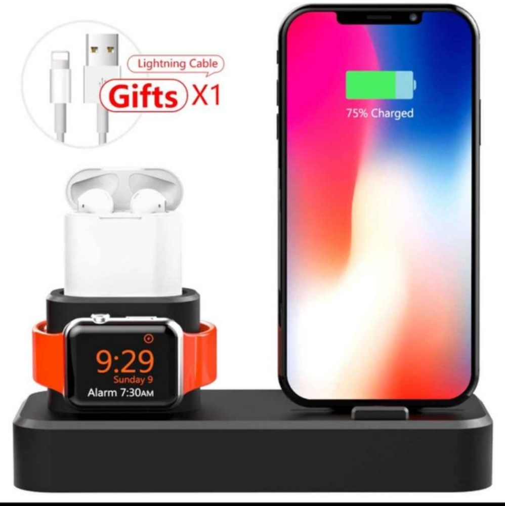 Three in one charging stand
